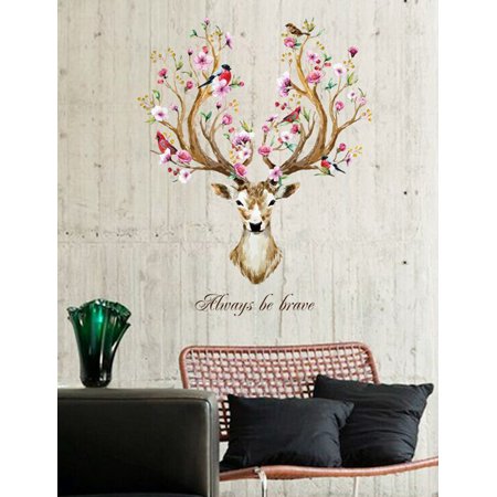 Sika Deer Stickers Decorative Creative Removable Wall Stickers