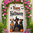 thumbnail image 2 of Decorative Design Happy Halloween Banner Pet Costume Theme Polyester Material for Halloween Party Indoor Decoration Holiday Celebration, 2 of 9