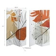 thumbnail image 3 of Maison Concepts Double Sided Canvas Screen Heather (47.5L X 1W X 71H), 3 of 3