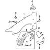 Genuine OE Mitsubishi Splash Shield - MB911881