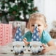 thumbnail image 5 of Adornos navideños, adornos navideños, regalos navideños, adorno navideño, muñeco enano, muñeco azul sin rostro, copo de nieve, duende Rudolf, decoración navideña, dos instalaciones, muñeco azul muy li, 5 of 6