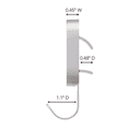 thumbnail image 3 of 3M CLAW Drywall Hooks [15 lbs.]: 15 lb. / 2 hooks (Black) 2-hooks, 3 of 6
