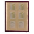 thumbnail image 7 of Aarco Products  Inc. LWL4836W Indoor/Outdoor LED Lighted Display Case with Walnut Wood-Look Finish. Posting Surface is Neutral Burlap Weave Vinyl. 48 in.Hx36 in.W. One Door., 7 of 7