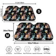thumbnail image 3 of Fotbe Hibiscus Rose Car Windshield Sunshade | Sun Visor Protector Front Window Shade, Keeps Out UV Rays, Keeps Your Vehicle Cool-, 3 of 7