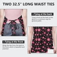 thumbnail image 6 of Pioneer Flower Floral Print Pattern Apron for Women and Men, Cotton Linen Waterproof with Pockets, Adjustable, 33x27 Inch for Kitchen, Gardening, BBQ, Salon, 6 of 6