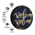 thumbnail image 2 of Kdxio Sunflower Welcome A for Tire Cover Wheel Protectors Tyre Covers Weatherproof Wheel Covers Universal Fit for Trailer Rv SUV Truck Camper Travel Trailers 17 inch, 2 of 5