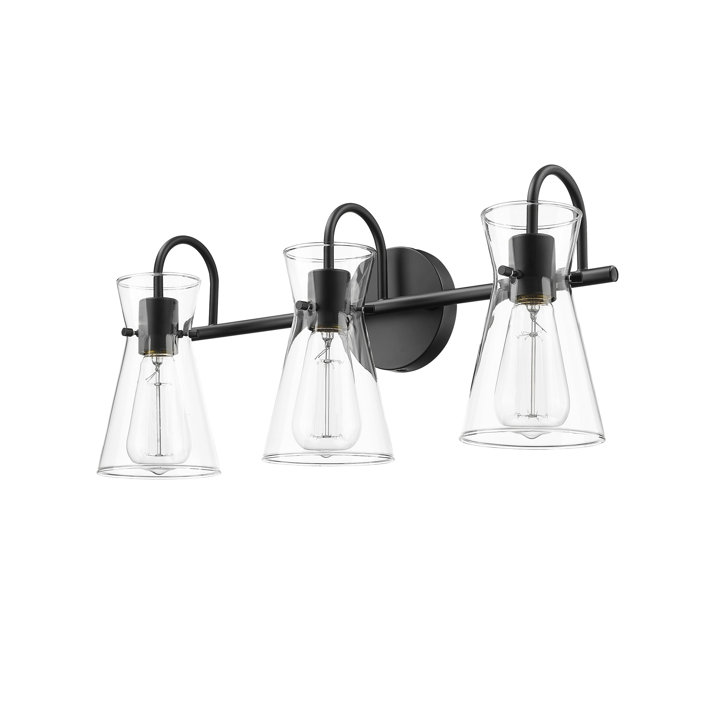 Millennium Lighting  Camellia 2/3/4 Light Vanity Fixture 3 Light - Matte Black