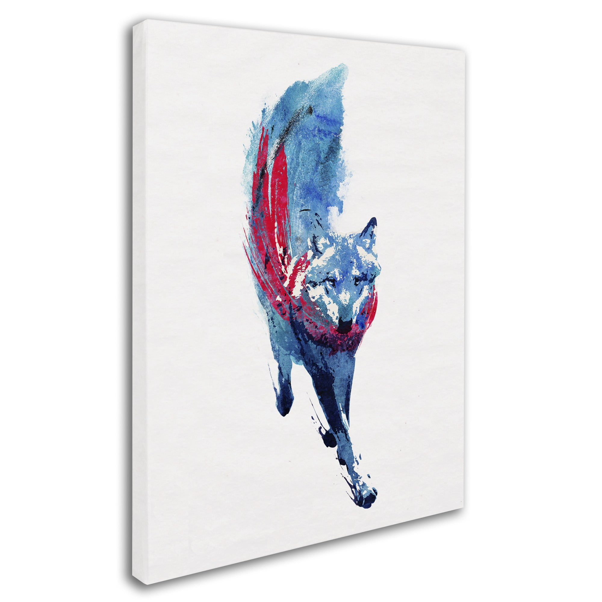 Trademark Fine Art 'Lupus Lupus I' Canvas Art by Robert Farkas
