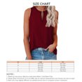 thumbnail image 2 of Camiseta sin mangas con cuello en V para mujer, camiseta sin mangas de verano con parte delantera, camiseta sin mangas de verano para mujer, hecha a medida para la perfección, 2 of 2