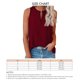 thumbnail image 1 of Camiseta sin mangas con hebilla frontal NikouMX cuello en V mujer, 1 of 2