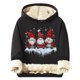 thumbnail image 2 of Sudadera con capucha para hombre, informal, a la moda, con estampado navideño, de manga larga y bolsillo, de poliéster, 2 of 5