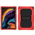thumbnail image 4 of SOATUTO For Walmart Onn 10.1 Gen 3 Tablet Case DropProof Shockproof Cover With Handle Strap/Shoulder Strap/KickStand Protective Case For Walmart Onn 10.1 Model 100071485 2022 Released - Red+Black, 4 of 6