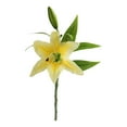 thumbnail image 6 of Artificial Lily Flowers - 1 Full-bloom & 2 Buds per Stem | for Wedding Party Office Home Decor | Silk Lily Bouquets for Vases, Centerpieces, Bridal Realistic Lily Stems for Indoor Decor(D), 6 of 7
