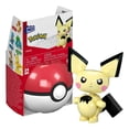 thumbnail image 2 of MEGA Pokémon Pichu Angry with Pokeball Building Toy Kits with Action Figure, 2 of 6
