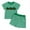 Green, variant on Landzoo One Baby Boys Girls Short Sleeve Shorts Outfits Set Casual Summer Clothes For Infants Toddlers 3 Months To 3 Years Old Playwear Cute Casual Boy’s Homewaer 6-12 Months