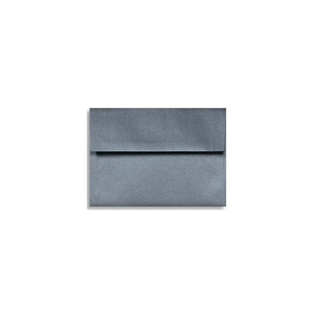 UPC: 0848614034062 | A6 Invitation Envelopes (4 3/4 x 6 1/2) – Anthracite Metallic (50 Qty.)