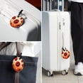 thumbnail image 6 of Seven Starred Ladybird 2Pcs PU Leather Round Luggage Tags with Privacy Cover and Name ID Tag for Suitcase, Handbags, Backpacks, School Bags, 6 of 6