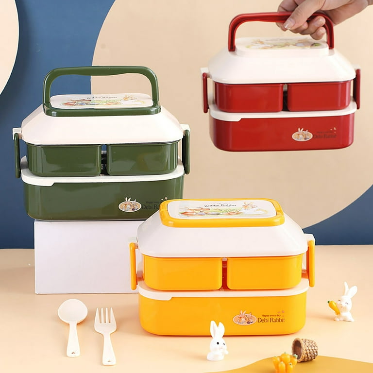 Modern Wife - Plastic Divided Lunch Box (various designs) / Set