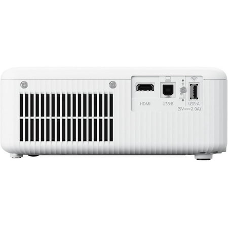 Epson - EpiqVision Flex CO-W01 Portable Projector, 3-Chip 3LCD, Built-in Speaker, 300-Inch Home Entertainment and Work - White