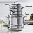 thumbnail image 4 of ZWILLING Clad CFX 10-pc Stainless Steel Ceramic Nonstick Cookware Set, 4 of 5