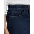 thumbnail image 4 of Terra & Sky Women's Knee Length Denim Skirt, Sizes 16W-24W, 4 of 5