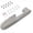 A003- Gray (Right Side), variant on Auto Interior Door Trim Replacement Part, Black Interior Door Handle, Interior Door Armrest Pull Handle, Rear Left Driver Side Door Handle Repair Kit, Upgraded with Embedded Metal