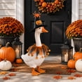 thumbnail image 4 of Sruoe Porch Goose Outfits, Porch Goose Clothes, 23 Inch Cement Goose Clothes Dress, Duck Clothes for Spring Easter Holiday Outdoor Garden Yard Lawn Patio Statue Decor, 4 of 6