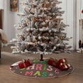thumbnail image 4 of Balery Ho Ho Ho Merry Christmas Printed Christmas Tree Skirt , Merry Christmas Party Christmas Tree Decoration,Adjustable Tree Skirt-30", 4 of 6