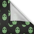 thumbnail image 6 of Ambesonne Alien Valance & Curtain, Martian Design, 55"x45", Fern Green Black, 6 of 6