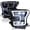 Glossy Black Housing Smoke Lens, variant on Spec-D Tuning Glossy Black Smoke Full LED Projector Headlights w/ LED DRL Compatible with 2015-2017 Ford F-150, Left + Right Pair Headlamp Assembly