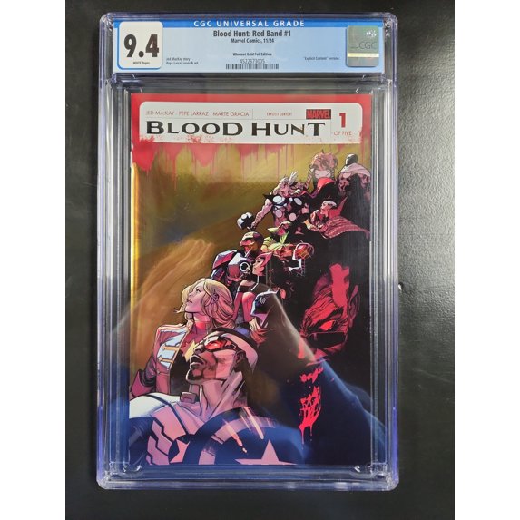 Blood Hunt: Red Band #1 - CGC 9.4 Comic Book