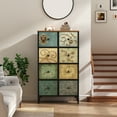 thumbnail image 2 of Tall Dresser for Bedroom, 8 Drawer Double Narrow Dresser, Lingerie Chest of Drawers for Bedroom, 46.5'' H X 26.6'' W X 11.7'' D, 2 of 7