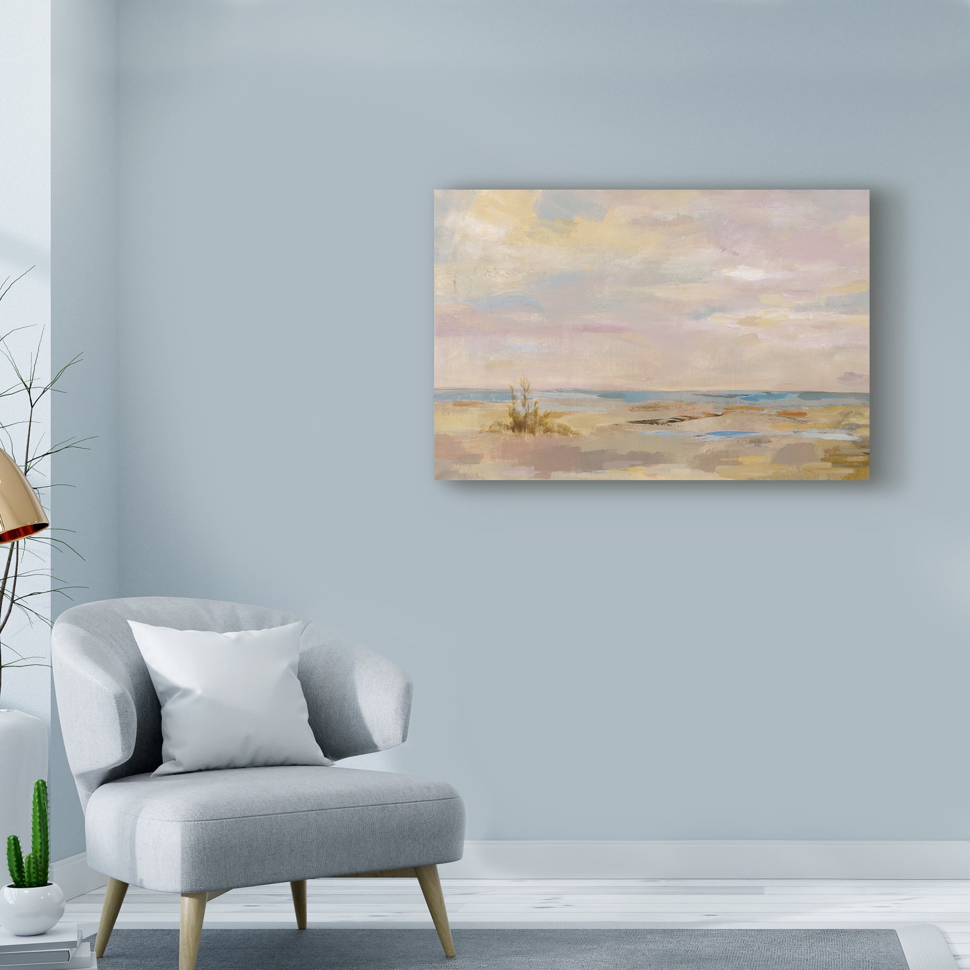 Trademark Fine Art 'Dreamy Beach' Canvas Art by Silvia Vassileva