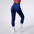 thumbnail image 4 of Yoga Women Leggings 2025 Women's Solid Color Seamless Fashion Tight Sports Pants Butt Lifting Fitness Pants Workout Leggings for Women 4 Way Stretch No See Through Tummy Control Workout Yoga Pants, 4 of 8