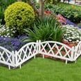 thumbnail image 4 of Kuroiy Garden Fence Edging Plastic Picket for Lawn Borders Flower Beds Decorative White Outdoor Yard, 4 of 6