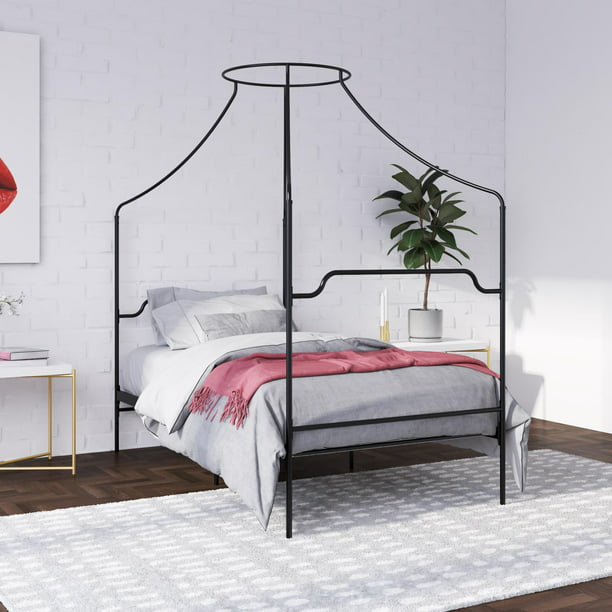 Novogratz Camilla Metal Canopy Bed, Twin Xl Canopy Bed Frame