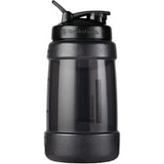 BlenderBottle Half Gallon Water Bottle, Koda Large Water Jug, 74-Oz, Black