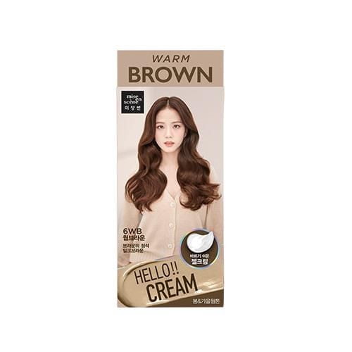 Mise-en-scène Bonjour Couleur Crème (6WB-Marron Chaud)