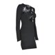 thumbnail image 5 of Txlixc Vestido ajustado para mujer, Club ahuecado cruzado frontal de manga larga sexy Txlixc Sexy, 5 of 8
