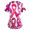 thumbnail image 3 of NAMTYQX Tshirts Shirts for Women Loose Fitting Stretchy Scrubs Tops for Women White Size 2XL, 3 of 4