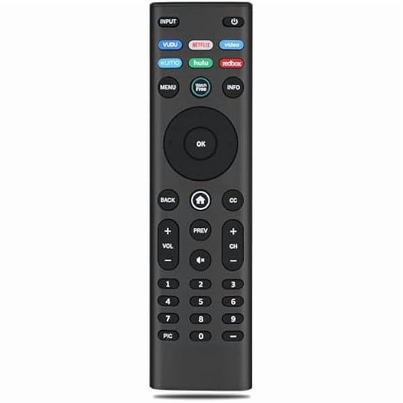 xixishop pour Télécommande de Téléviseur Intelligent Vizio de Remplacement XRT136 XRT140 XRT260 XRT270, Télécommande Universelle pour Vizio Tous les Téléviseurs Intelligents [Sans Voix], Aucun Appairage Requis
