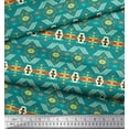 thumbnail image 3 of Soimoi Poly Georgette Fabric Geometric Southwestern Printed Fabric 1 Yard 42 Inch Wide, 3 of 3