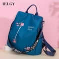 thumbnail image 2 of IELGY Oxford Cloth Backpack Female National Style Embroidery Fashion All-match Anti-theft Travel School Bag, 2 of 2