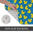 thumbnail image 6 of Rateoe Rubber Duck Pattern Flannel Door Mat Indoor Outdoor Entrance, Waterproof All-Weather Doormat,Fade Resistant, Low Profile Entryway Mat 16x24in, 6 of 7