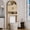 Wood Color, variant on AHB Over Toilet Storage Cabinet with Doors and Shelves, Freestanding Bathroom Space Saver Organizer, 7.72"L x 23.7"W x 69.06"H, Coffee Color