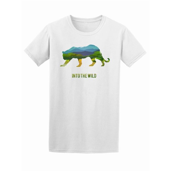 Into The Wild Tiger T-Shirt Men -Image by Shutterstock, Male Large