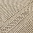 thumbnail image 4 of Jean Pierre Cotton Stonewash Racetrack 2-Piece Bath Rug Set, White, 4 of 10