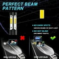 thumbnail image 2 of 6pcs 9005 9006 H11 LED Headlight Fog Bulbs Kit High Low Beam 6000K White Plug&Play, 2 of 10