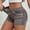 01 Coffee, variant on Womens Faux Denim Shorts Stretchy Butt Lifting Jean Shorts Plus Size Booty Jegging Shorts for Curvy Women