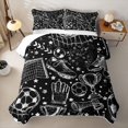thumbnail image 2 of Erosebridal Soccer Print Twin Quilt Set for Boys Girls,Sport Football Twin Coverlet Set Teens, 2 of 7